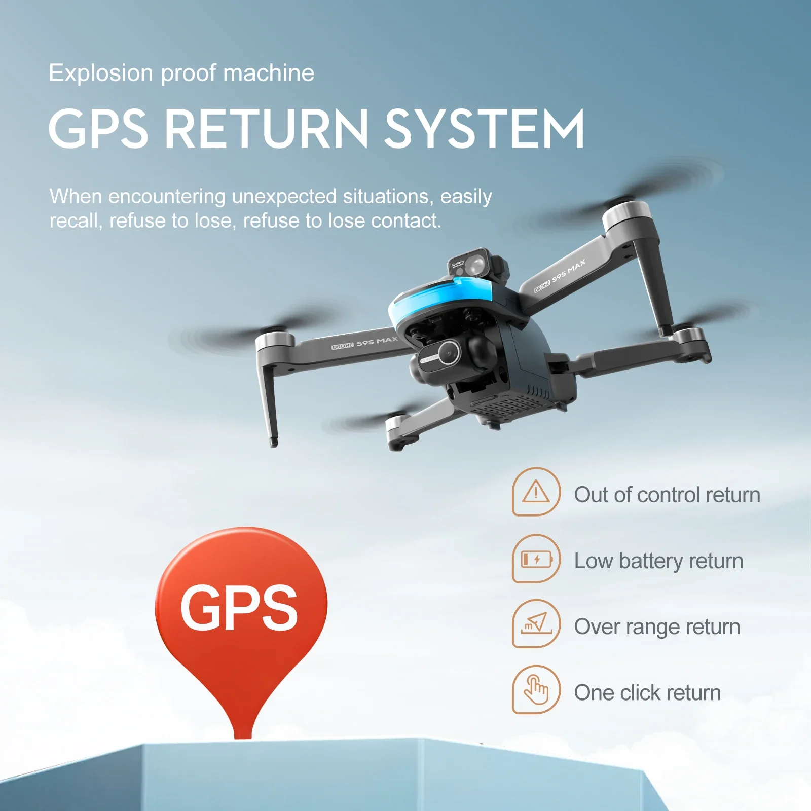 جديد S9S ماكس طائرة صغيرة بدون - مراجعة Drone Battery Box وسعره