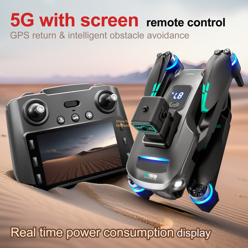 8K كاميرا مزدوجة 5G WIFI FPV ا - مراجعة Drone Battery Box وسعره