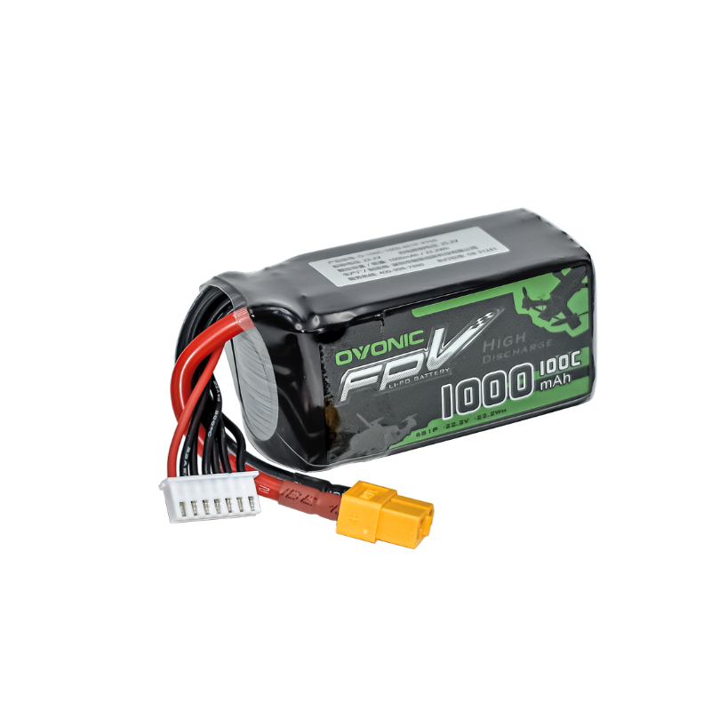 بطاريتان ليثيوم بوليمر OVONIC  - مراجعة Drone Battery Li-Ion وسعره