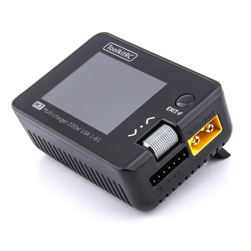 ل ToolkitRC M7 200 واط 10A تيا - مراجعة Drone Battery Voltage Checker وسعره
